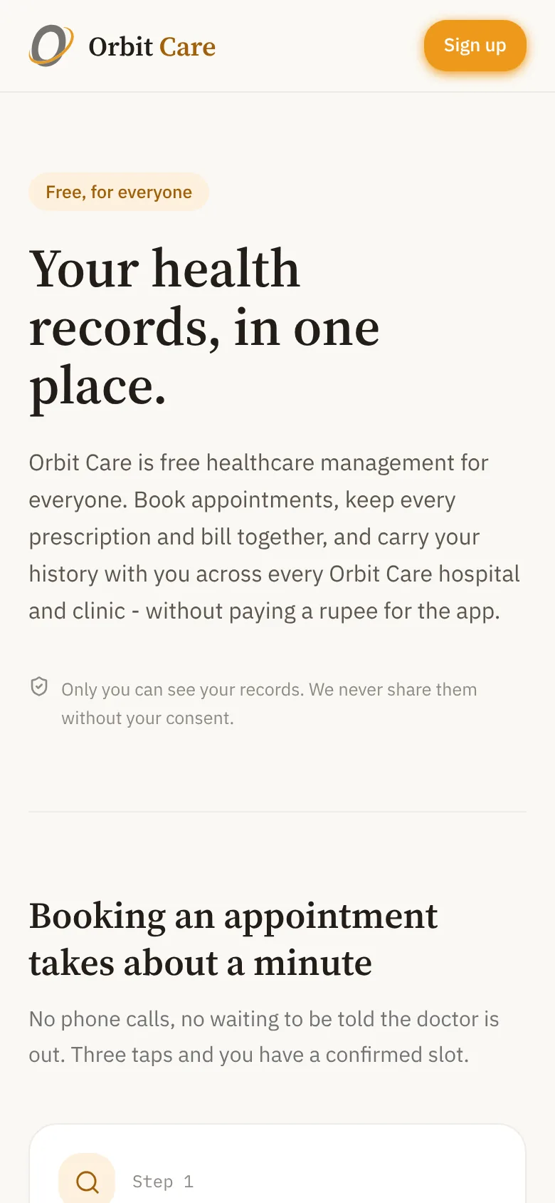 Free patient app