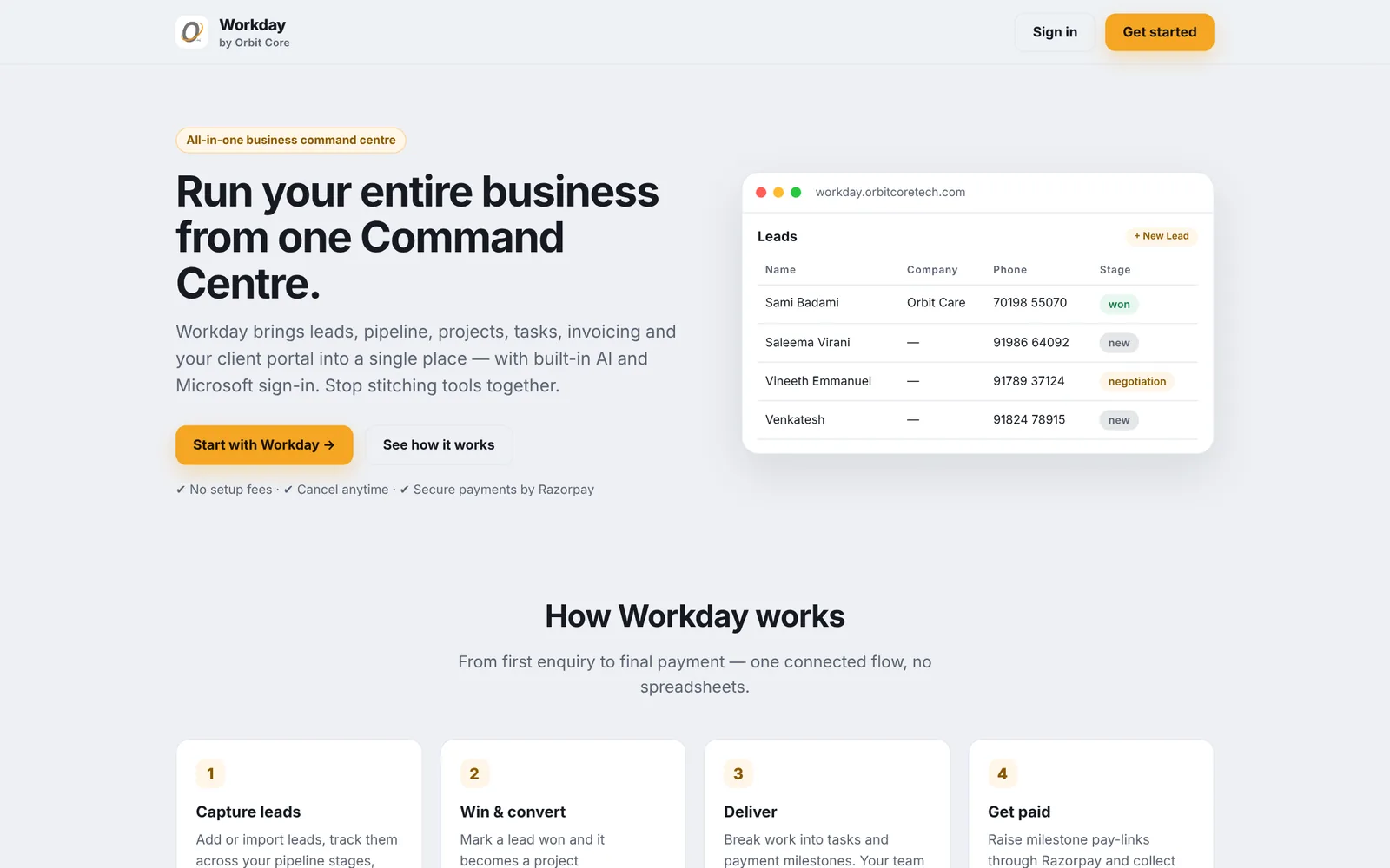 Workday overview